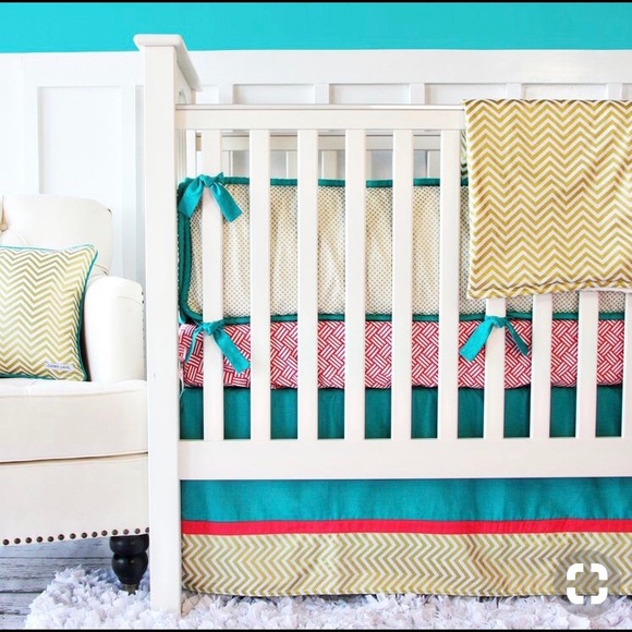Caden Lane Bedding Chevron Nursery Set Poshmark